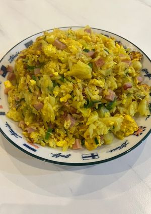 薑黃炒飯 的食譜成品照片