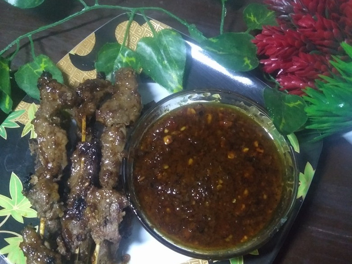 Ternyata ini loh! Bagaimana cara membuat Sate daging sapi hidangan Lebaran  gurih