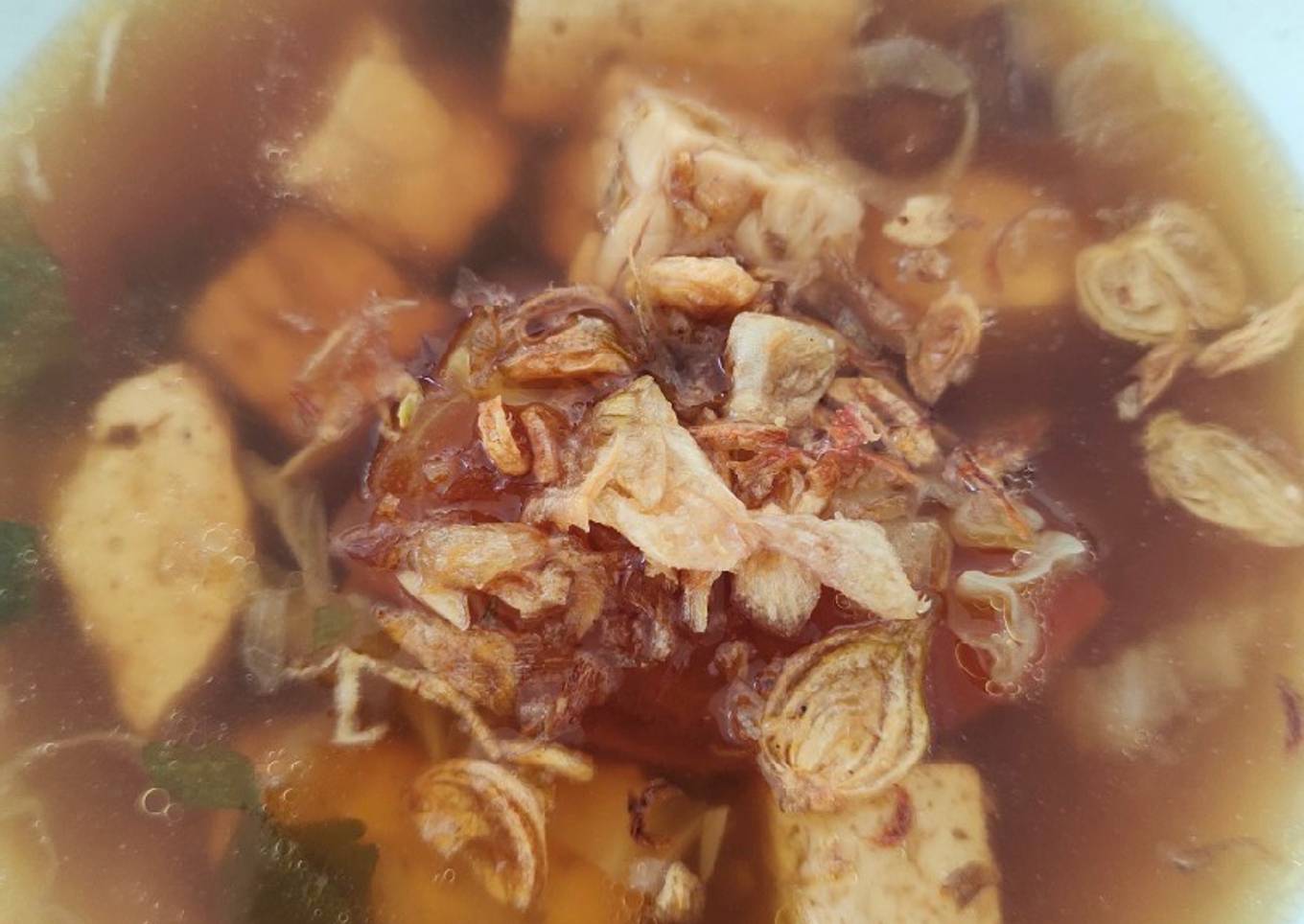 Sop Tempe, Tahu Tomat Segar