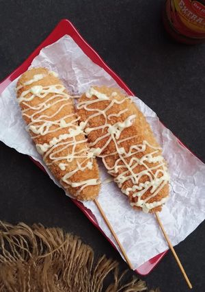 Foto resep CornDog (Sausage & Cheese)