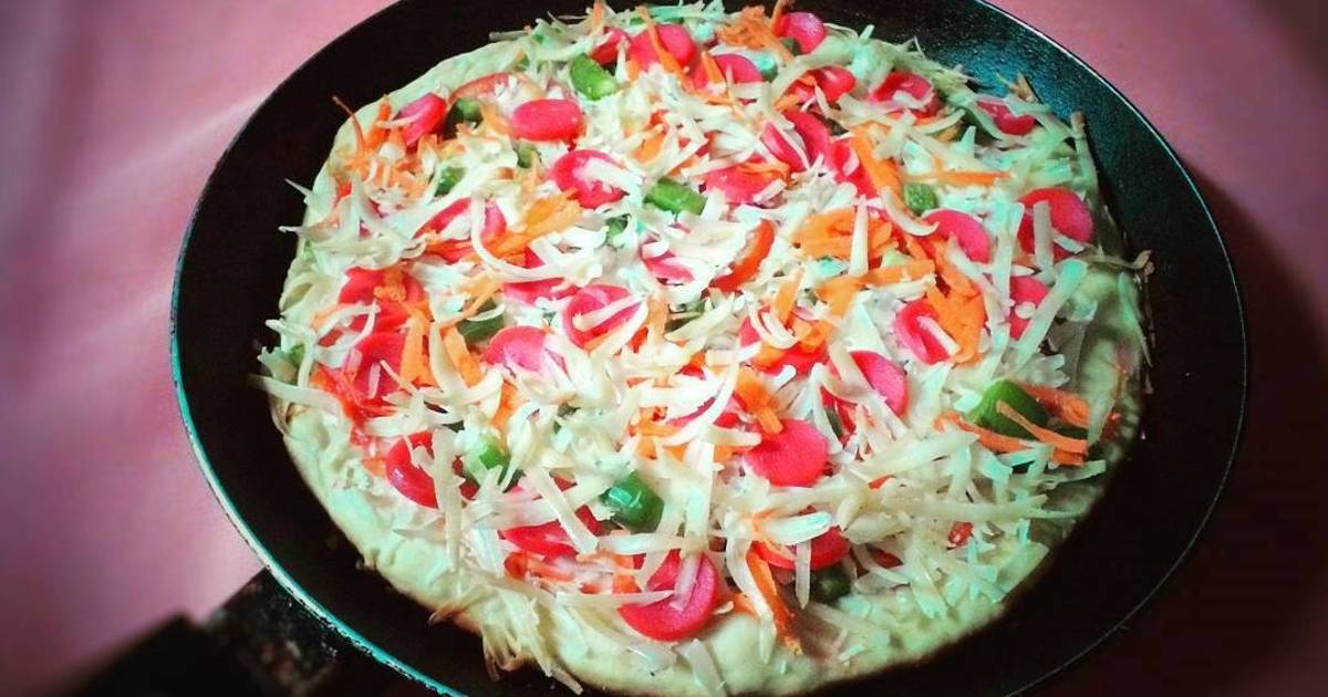 Resep Pizza Teflon Anti Gagal Oleh Enichan - Cookpad