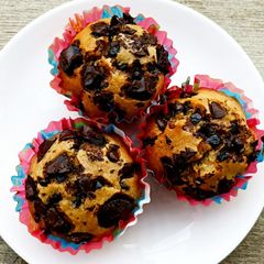 A picture of Banana Wheat Muffins.