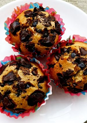 A picture of Banana Wheat Muffins.