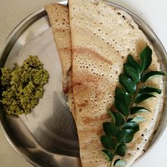 A picture of Urad daal Dosa minapa atlu.