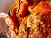 Gambar rajungan saus