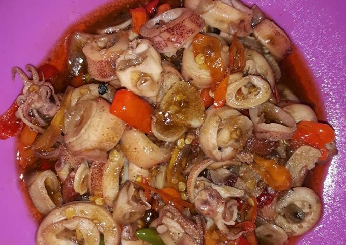 Resep Cumi Pedas Manis Oleh Mustika Ari N Cookpad