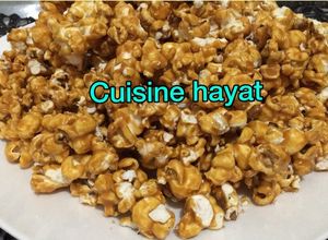 صورة لوصفة فشار بالكراميل سهل و سريع التحضير🍿