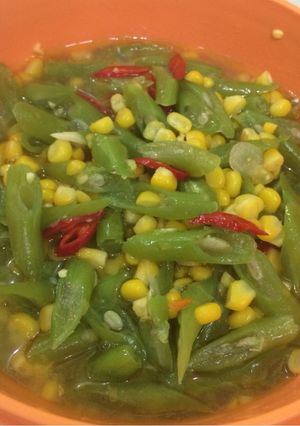 Foto resep Tumis buncis jagung manis
