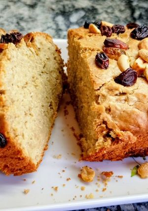 Una foto de Budín de banana sin azúcar ni gluten