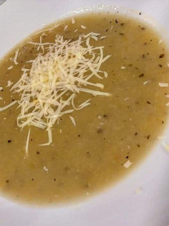 Una foto de Crema de cebolla