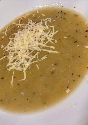 Una foto de Crema de cebolla