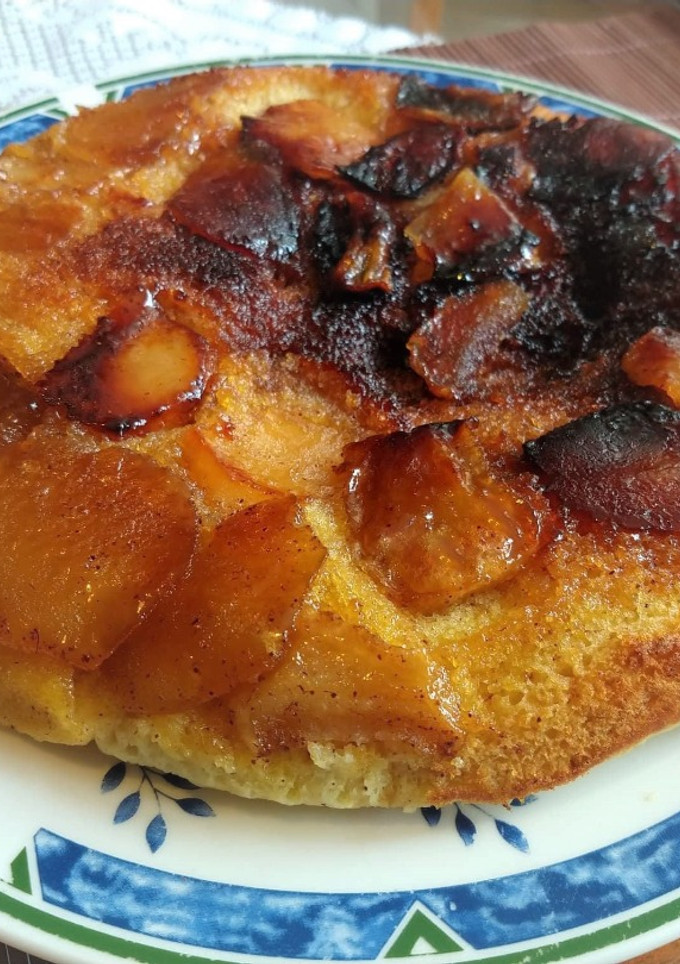 Una foto de Tarta de Manzana en Sartén