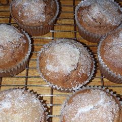 A picture of My chocolate doughnut style muffins.