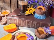 Una foto di albicocca cioccolato