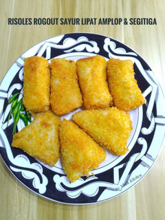 Foto resep Risoles rogout sayur lipat amplop dan segitiga