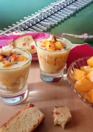 मैंगो कस्टर्ड पुडिंग (Mango custard pudding recipe in Hindi) रेसिपी मुख्य फोटो