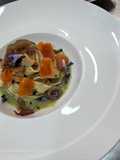 Tagliatelle alici e crema di broccolo