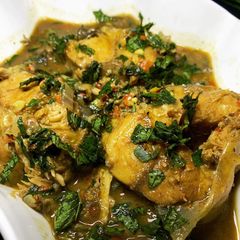 A picture of Fresh fish pepper soup.