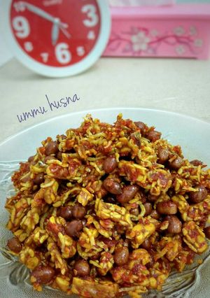 Foto resep Balado kering KTT (kacang teri tempe)