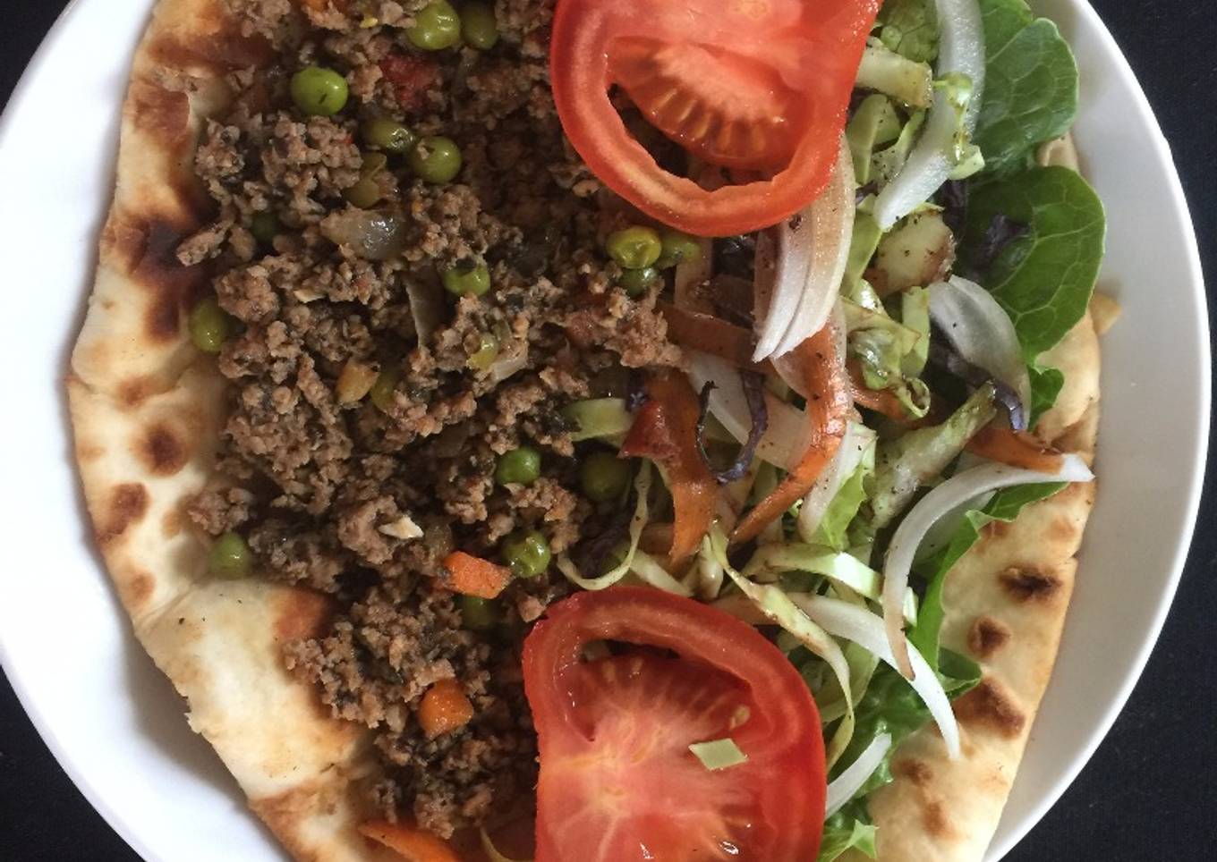 Ground Turkey Roti Wrap