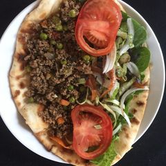 A picture of Ground Turkey Roti Wrap.