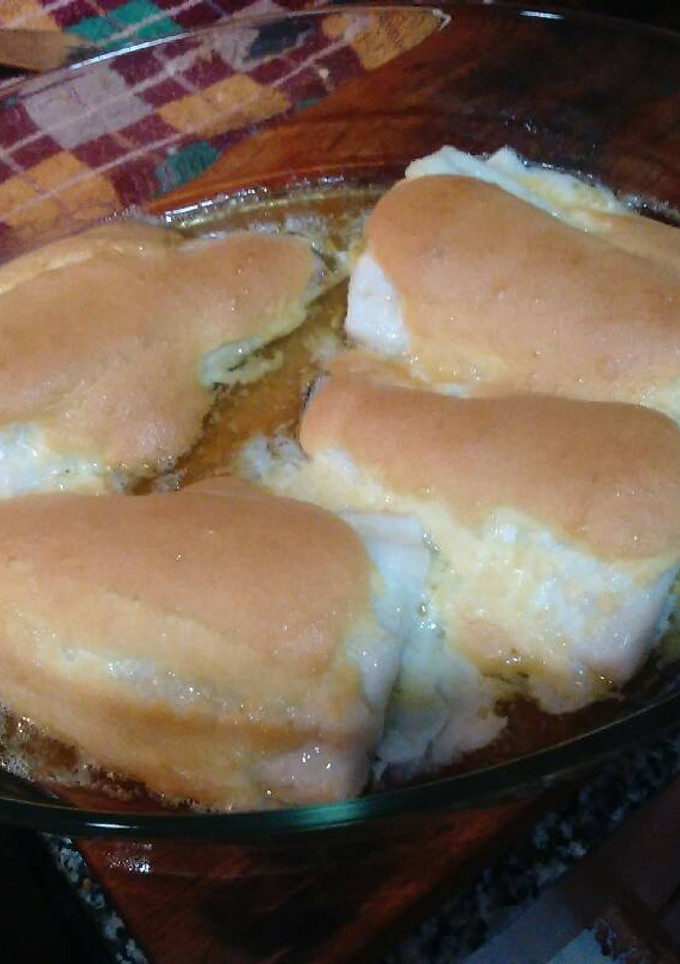 Una foto de Bacalao con Alioli Gratinado