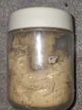 Chickpea cream with peanut butter