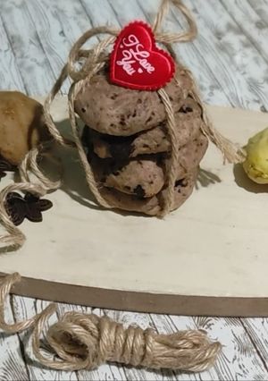 عکسی از دستور سه طعم کوکی بایک خمیر پایه