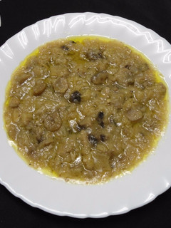 Una foto de Champiñones en salsa