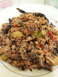 Foto resep Tongkol suwir pedas asam wuluh