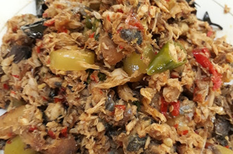 Resep Tongkol suwir pedas asam wuluh Anti Gagal