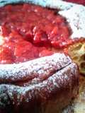 Torta allo yogurt e composta di frutta