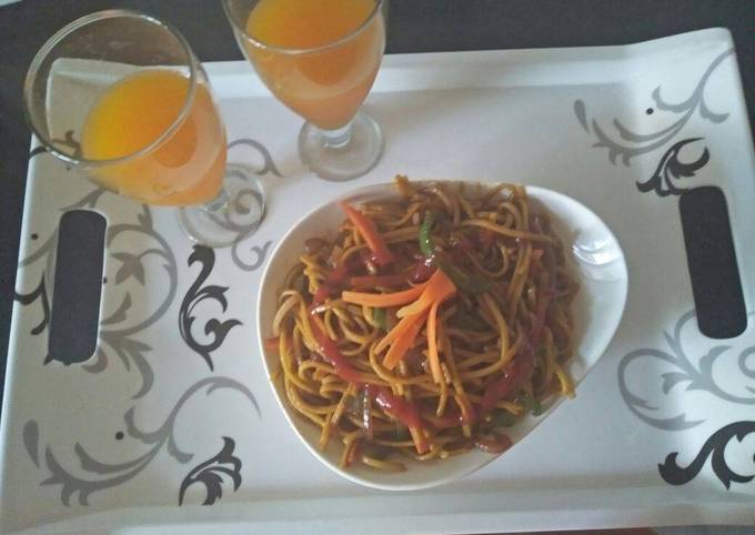 Easiest Way to Make Ultimate Veg chow mein