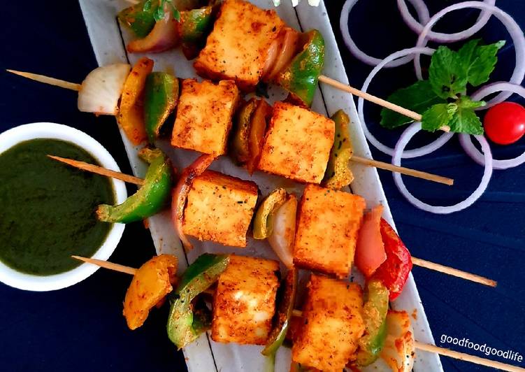 Recipe of Paneer Tikka.. #summerchallenge1 in 16 Minutes for Family