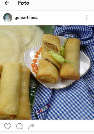 Foto resep Lumpia Rebung Udang