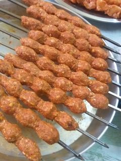 صورة لوصفة برغل باللحمه /كبه عالسيخ/