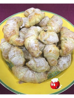Una foto de Croissants de chocolate