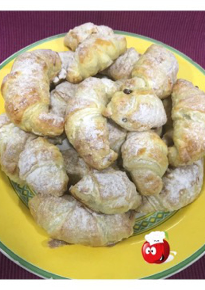 Una foto de Croissants de chocolate