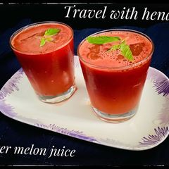 A picture of Watermelon juice.