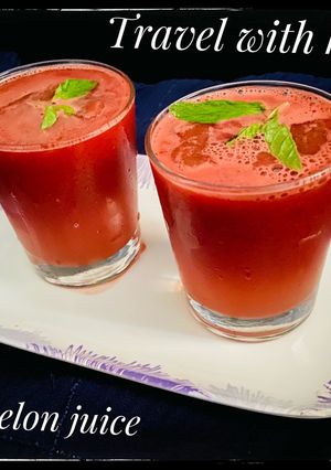 A picture of Watermelon juice.