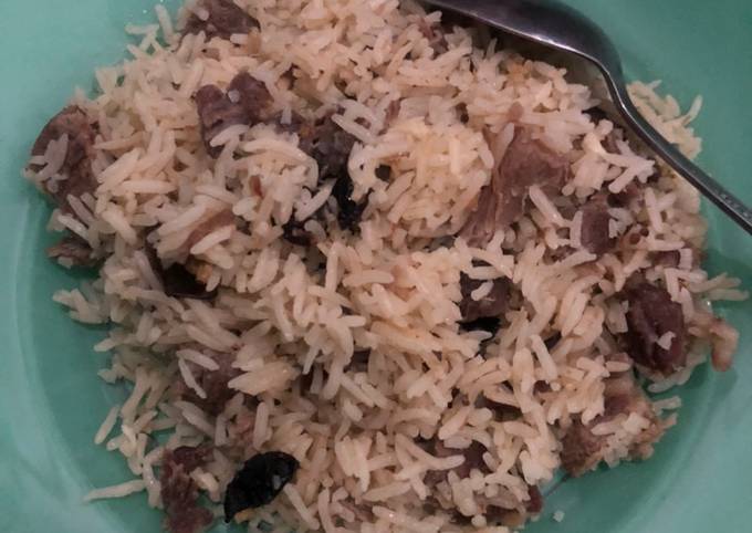 Resep Nasi Kebuli Kambing Rice Cooker oleh NuFa - Cookpad