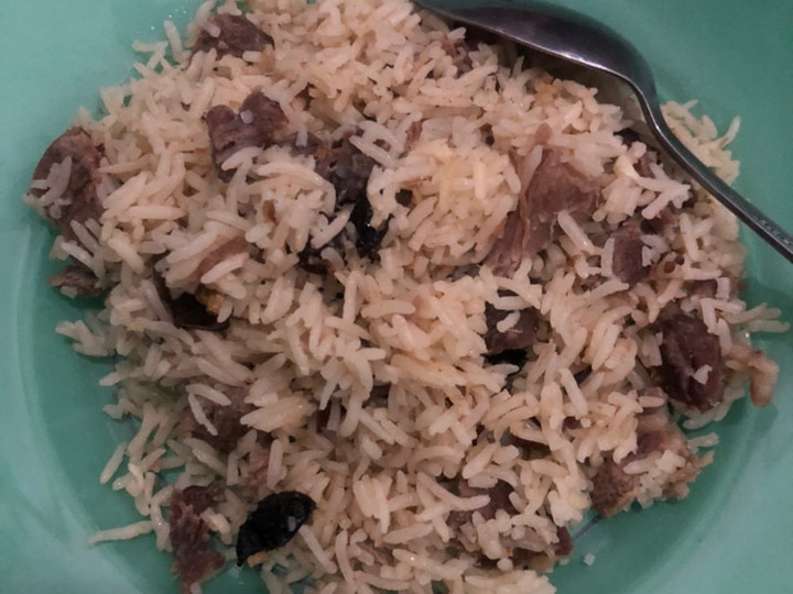 Resep: Nasi Kebuli Kambing Rice Cooker Simpel