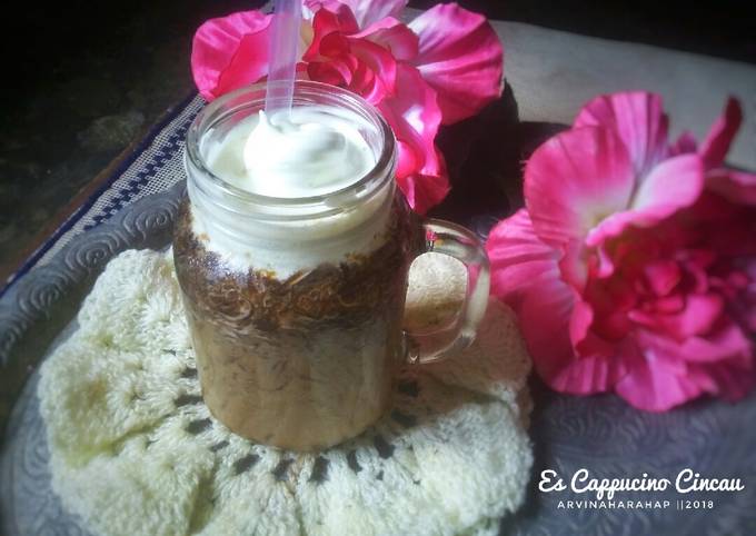 Langkah Mudah untuk Menyiapkan Es Cappucino Cincau, Sempurna