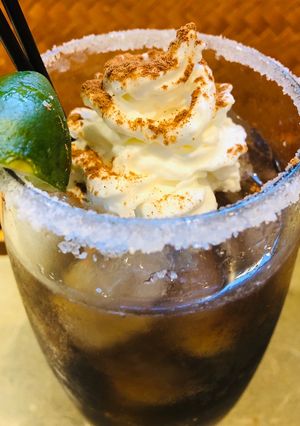 A picture of Spiced Rum 🍹 Cola Lime Rickey.