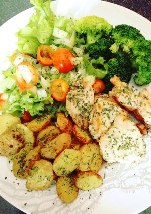 Foto resep Dada ayam panggang sehat