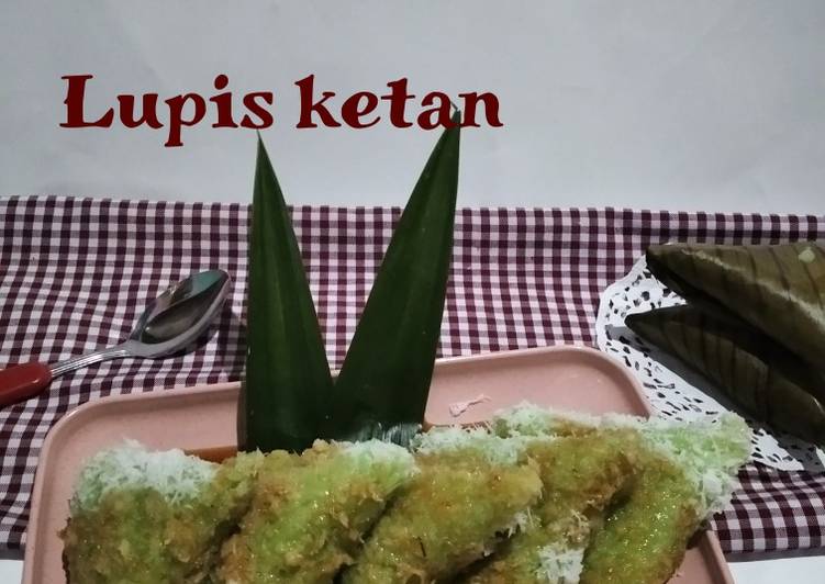 Resep lupis ketan yang Enak Banget