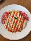 Risotto con crema di melanzane