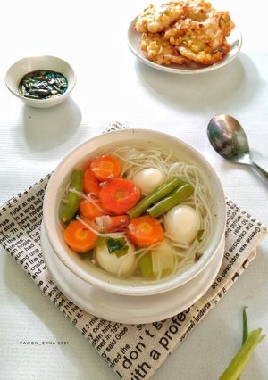 Foto resep Sup Soun Telur Puyuh