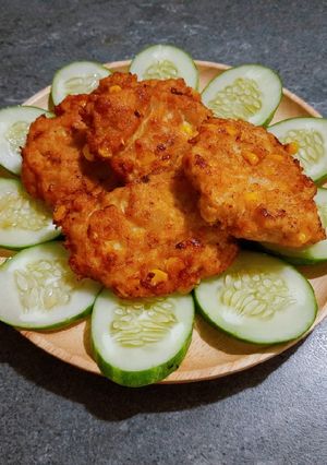 Hình của món Chả gà bắp ngọt.