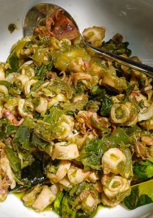 Foto resep Cumi Asin Sambal Cabe Ijo Praktis Sederhana Simple